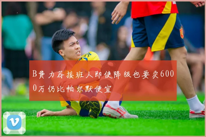 B费力荐接班人即使降级也要卖6000万仍比帕尔默便宜